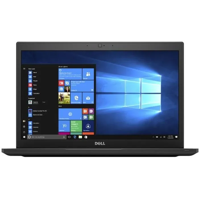 DELL Latitude 7490, Intel® Core™ i7 de 8eme génération, 1,60 GHz, 35,6 cm (14"), 1920 x 1080 pixels, 8 Go, 256 Go