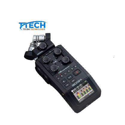 Enregistreur zoom H6 enregistreur audio portable 6 pistes ultra-polyvalent, idéal pour les podcasts, la musique et le cinéma