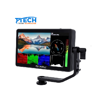 Moniteur feelword F6 est un moniteur de terrain léger et abordable pour caméras, doté d'un écran tactile IPS 5.5" Full HD (1920x1080