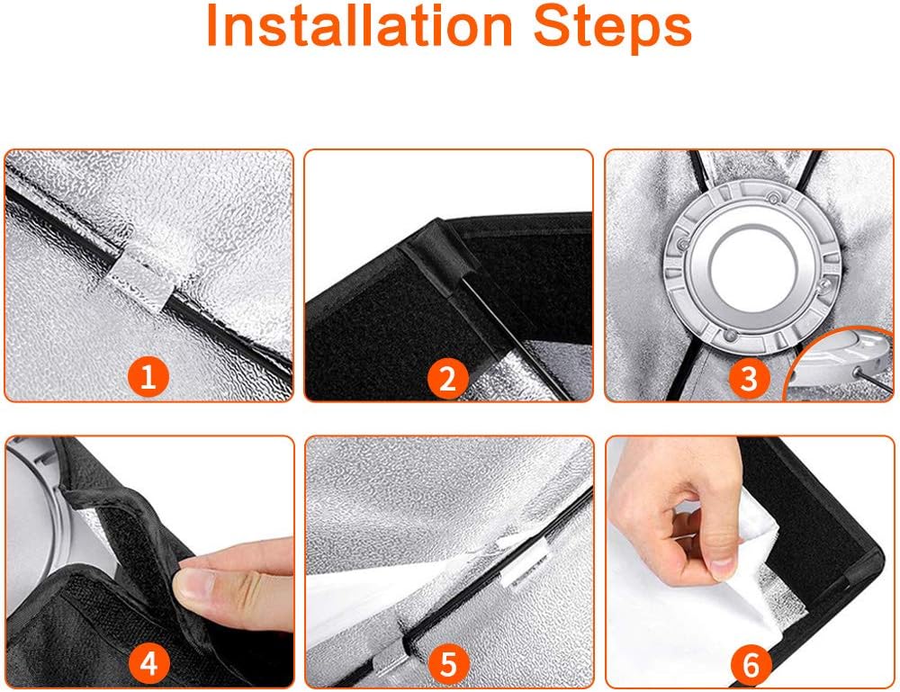 GODOX Grille Softbox 95cm Boîte à Lumière Octogonale Photographie Lumière avec Bowens Mount pour Portrait Produit Photographie Studio Flash Speedlight